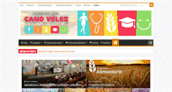 Desktop Screenshot of fundacioncanovelez.org